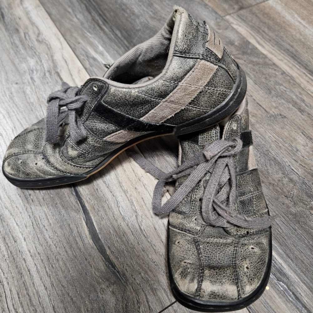 Rare Vintage Y2K Grunge Leather Diesel Shoes Women's Size 7 Clarita rare
